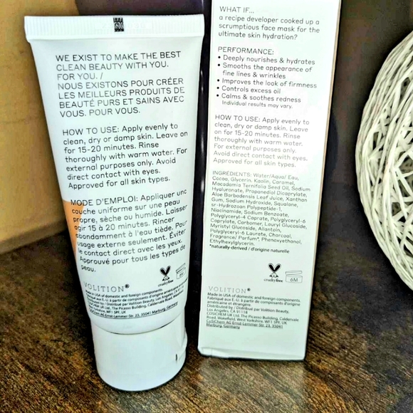 5/75$ VOLITION BEAUTY Chocolate Macadamia Hydrating Mask - Picture 7 of 13